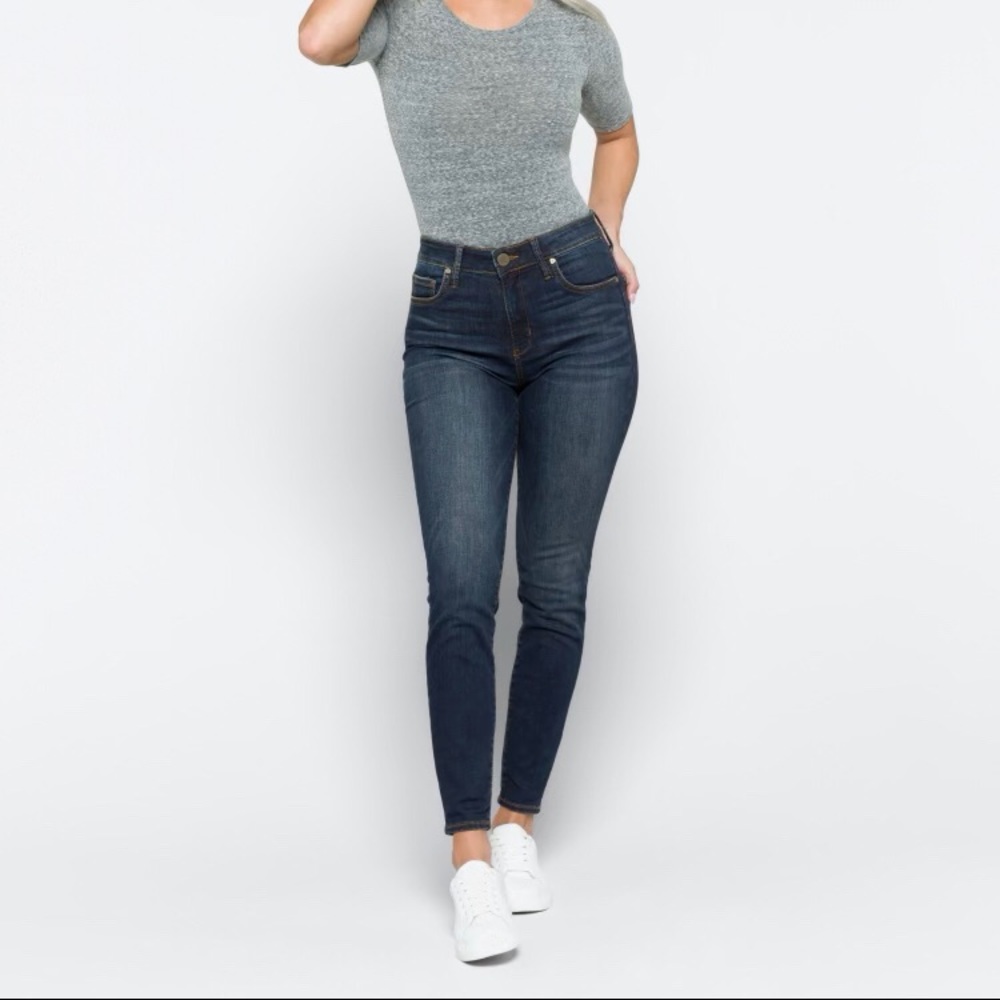Bhody Skinny High Rise Jean | Kut from the Kloth | Indigo | Size 16 | Inseam 28